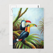 美しい鳥はがき02 ポストカード (正面/裏面)