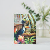 美しい鳥はがき04 ポストカード (スタンド正面)