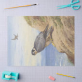 美しい鳥ペレグリン《鳥》ハヤブサデクページ 薄葉紙 (クラフト)