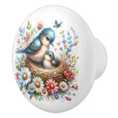 美しい鳥 セラミックノブ (右)