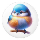 美しい鳥 セラミックノブ (正面)