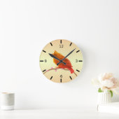 美しい鳥 ラウンド壁時計 (ホーム)