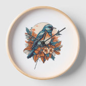 美しい鳥 壁時計 (正面)