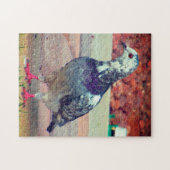 美しい鳩 ジグソーパズル (横)