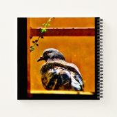 美しい鳩 ノートブック (裏面)