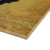 美しい鶏と素朴納屋チキンクープ カッティングボード (角)