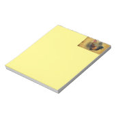 美しい鶏と素朴納屋チキンクープ ノートパッド (回転)