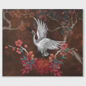 美しい鶴 ラッピングペーパー (フラット)