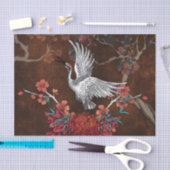 美しい鶴 薄葉紙 (クラフト)