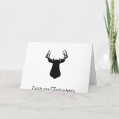 美しい鹿の誕生日カード カード (裏面)