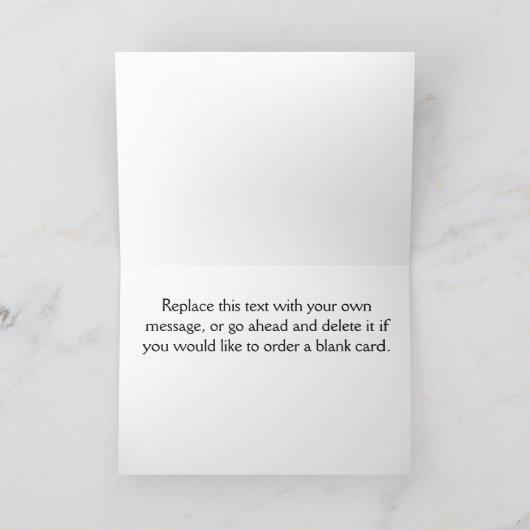 美しい鹿の誕生日カード カード (内部)