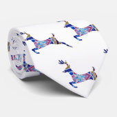 美しい鹿マンダラアートタイ ネクタイ (ロール)