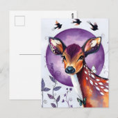 美しい鹿 ポストカード (正面/裏面)