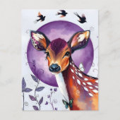 美しい鹿 ポストカード (正面)