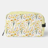 美しい黄色い春の野パーソナライズされた花 ドップキット (裏面)