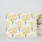 美しい黄色い春の野花 (スタンド正面)