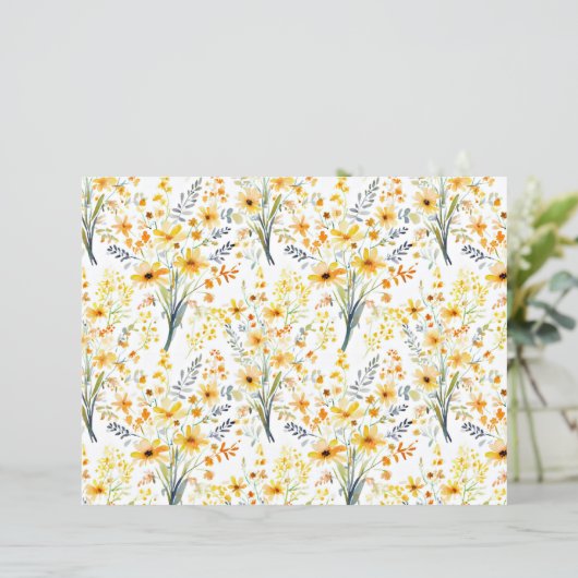 美しい黄色い春の野花 (スタンド正面)