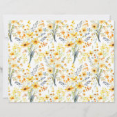 美しい黄色い春の野花 (正面)