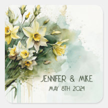 美しい黄色い水仙