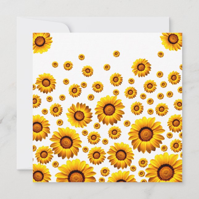 美しい黄色い花 (裏面)