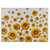 美しい黄色い花 カッティングボード (正面)