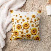 美しい黄色い花 クッション (ブランケット)