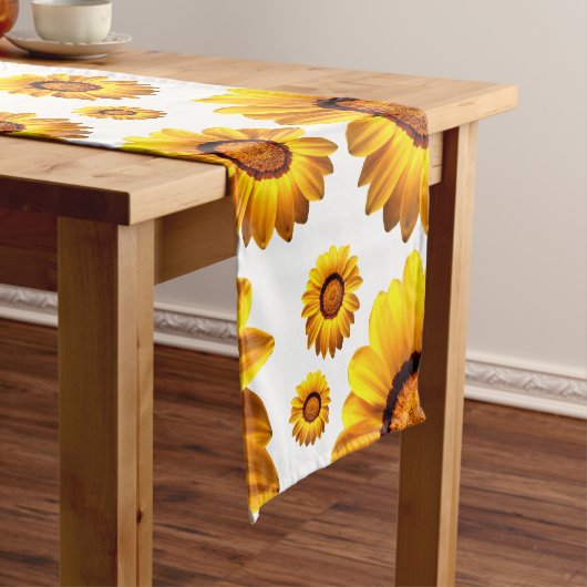 美しい黄色い花 ショートテーブルランナー (インサイチュ)