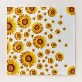 美しい黄色い花 ジグソーパズル (横)