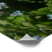 美しい黄色い花，デイジー ポスター (角)