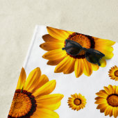 美しい黄色い花 ビーチタオル (インサイチュ)