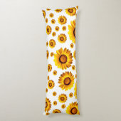 美しい黄色い花 ボディピロー (裏面 (縦))