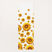 美しい黄色い花 ヨガマット (裏面)