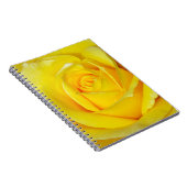 美しい黄色のバラの花びら ノートブック (右側)