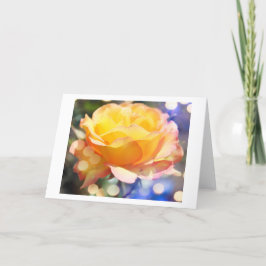 美しい黄色のバラの花。フラワーフォトグラフィー シーズンカード