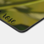 美しい黄色のバラ写真のカスタム デスクマット (コーナー)