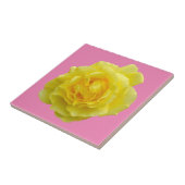 美しい黄色のバラ タイル (側面)