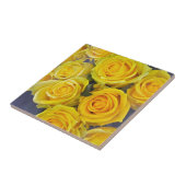 美しい黄色のバラ タイル (側面)