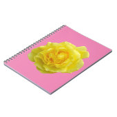 美しい黄色のバラ ノートブック (左側)