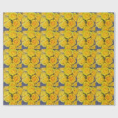 美しい黄色のバラ ラッピングペーパー (フラット)