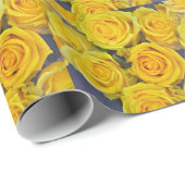 美しい黄色のバラ ラッピングペーパー (ロールコーナー)