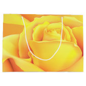 美しい黄色のバラ ラージペーパーバッグ (裏面)