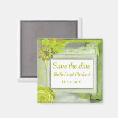 美しい黄色のフローラの保存日 マグネット (正面/裏面)