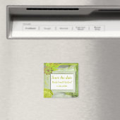 美しい黄色のフローラの保存日 マグネット (インサイチュ (食洗機))