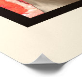 美しい黄色のラブラドールレトリエバードッグポスター ポスター (角)