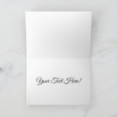 美しい黄色のレモンとレモンの花 カード (内部)