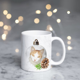 美しい黄色の子猫クリスマス装飾マグカップ コーヒーマグカップ