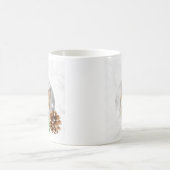 美しい黄色の子猫クリスマス装飾マグカップ コーヒーマグカップ (中央)