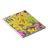 美しい黄色の秋のラン ノートパッド (アングル)