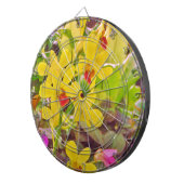 美しい黄色の秋の蘭 ダーツボード (正面右)