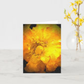 美しい黄色の花祝いカード カード (黄色い花)